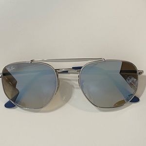 Ray Ban Silver Metallic Mirrored Sunglasses